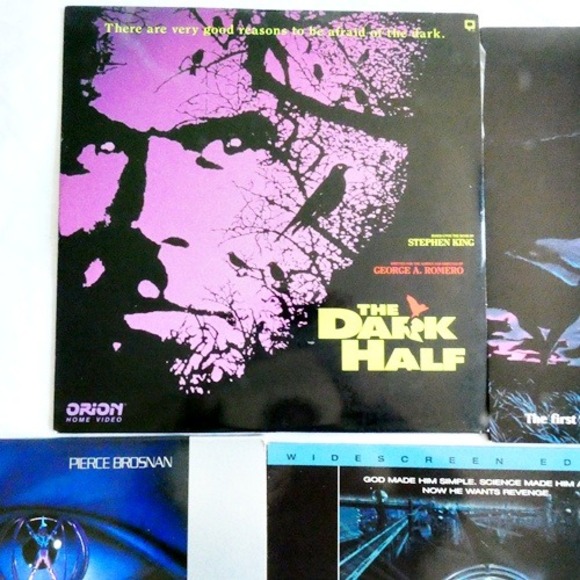 Stephen King Laserdisc Lot Of 5 Dark Half Sleepwalkers Misery Lawnmower Man 1 & - Picture 2 of 11